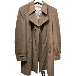 Stratojac Faux Suede Water Repellent Men's Size 42 Brown Car‎ Coat Vintage